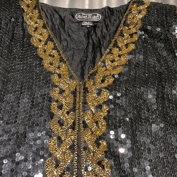 Jean for Joseph Le Bon Sequin Jacket Size L NWT - Picture 6 of 10
